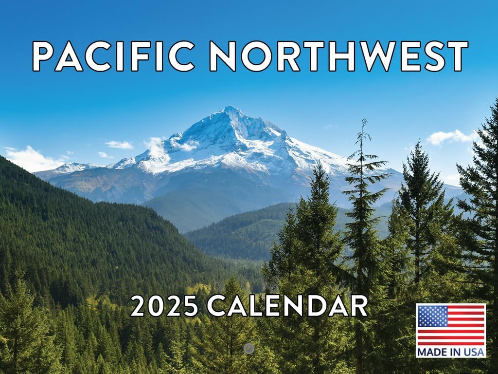 Abandoned Places Mystery Calendar 2025 Monthly Wall Calender 12 Month | American Made In The USA