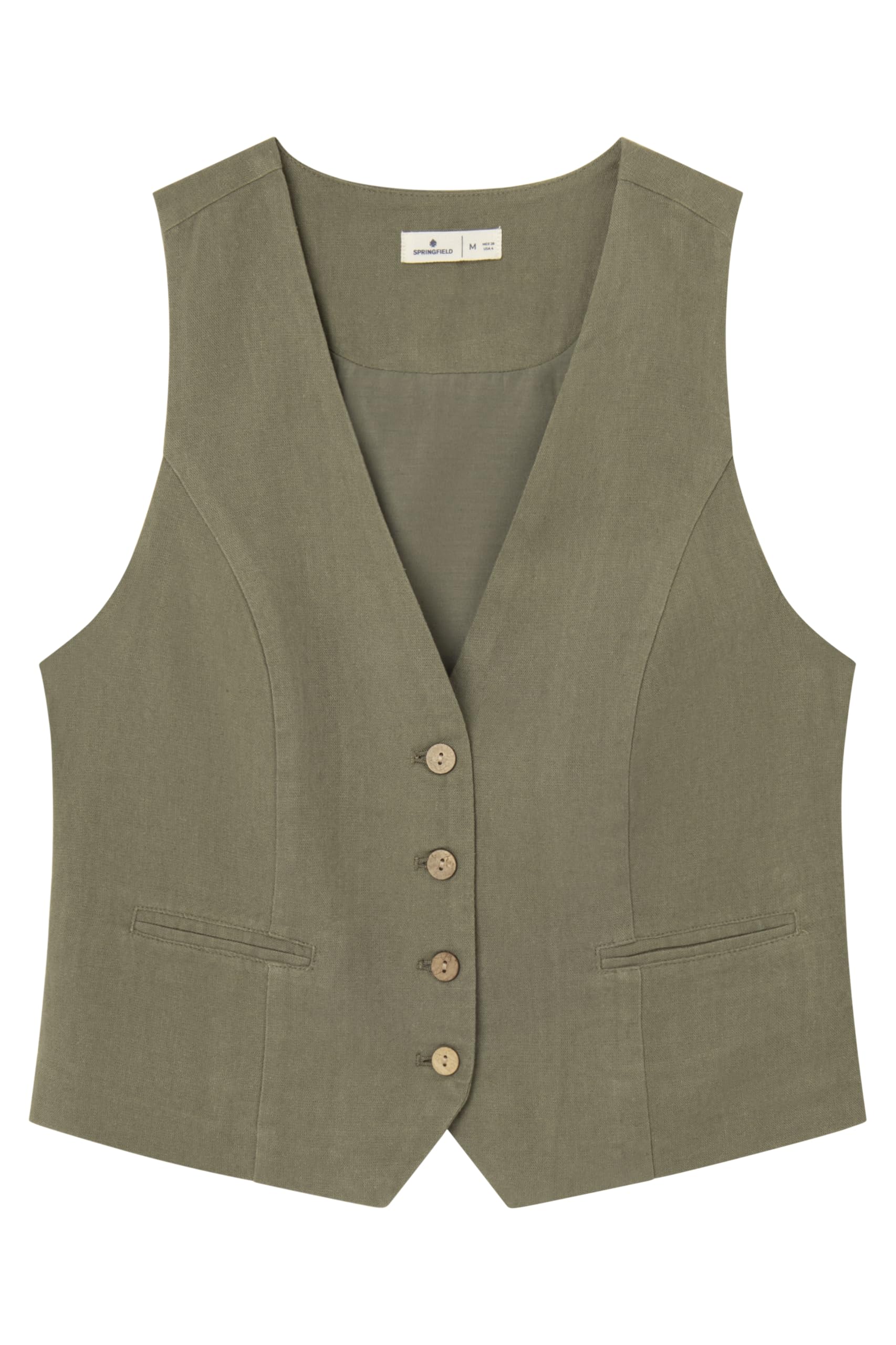 SPRINGFIELD Women's Vest Khaki L
