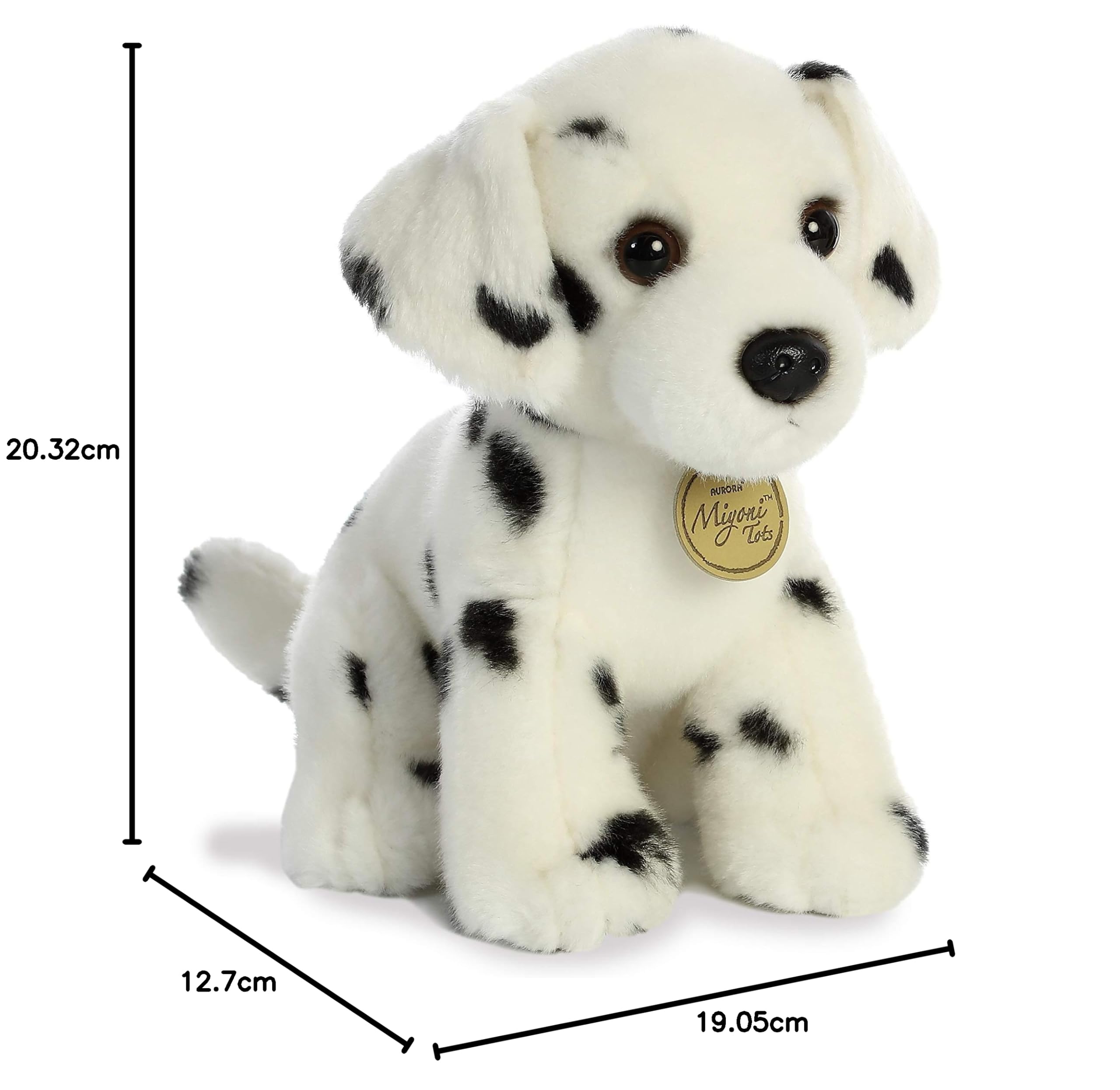 Aurora World Inc. 11" Dalmatian Pup, White