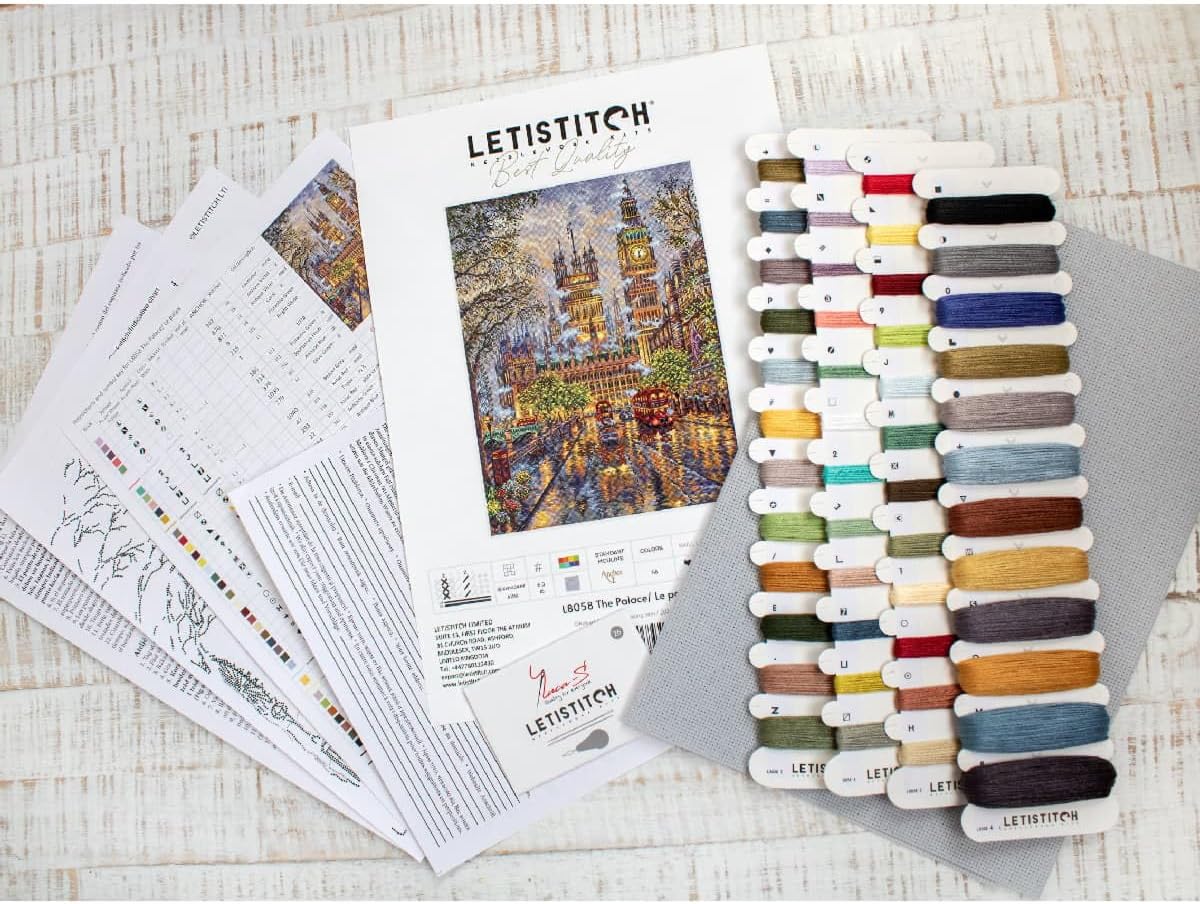 Letistitch Counted Cross Stitch kit The Palace, 44x33cm, DIY