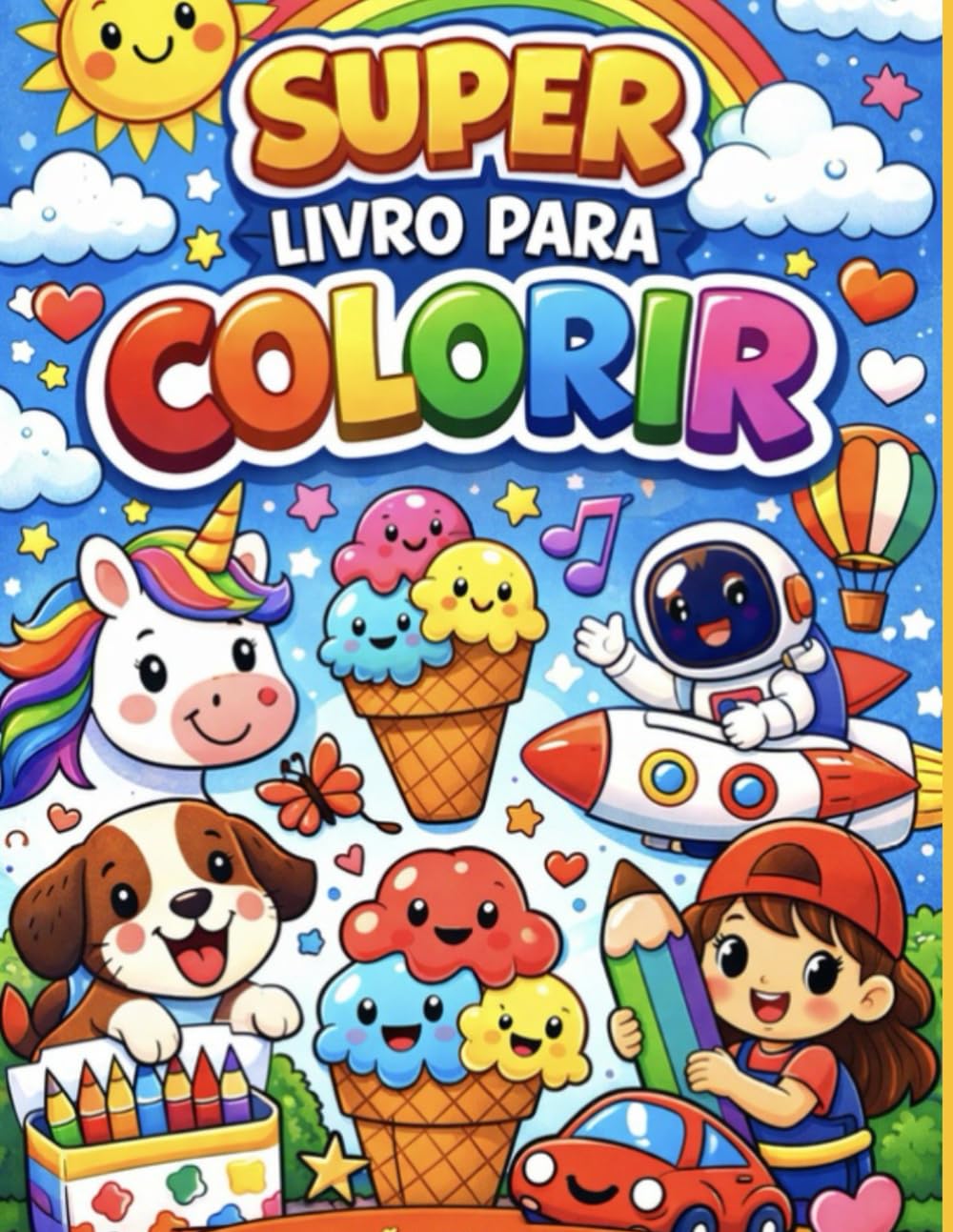 Super Livro Para Colorir: Diversão Para Colorir