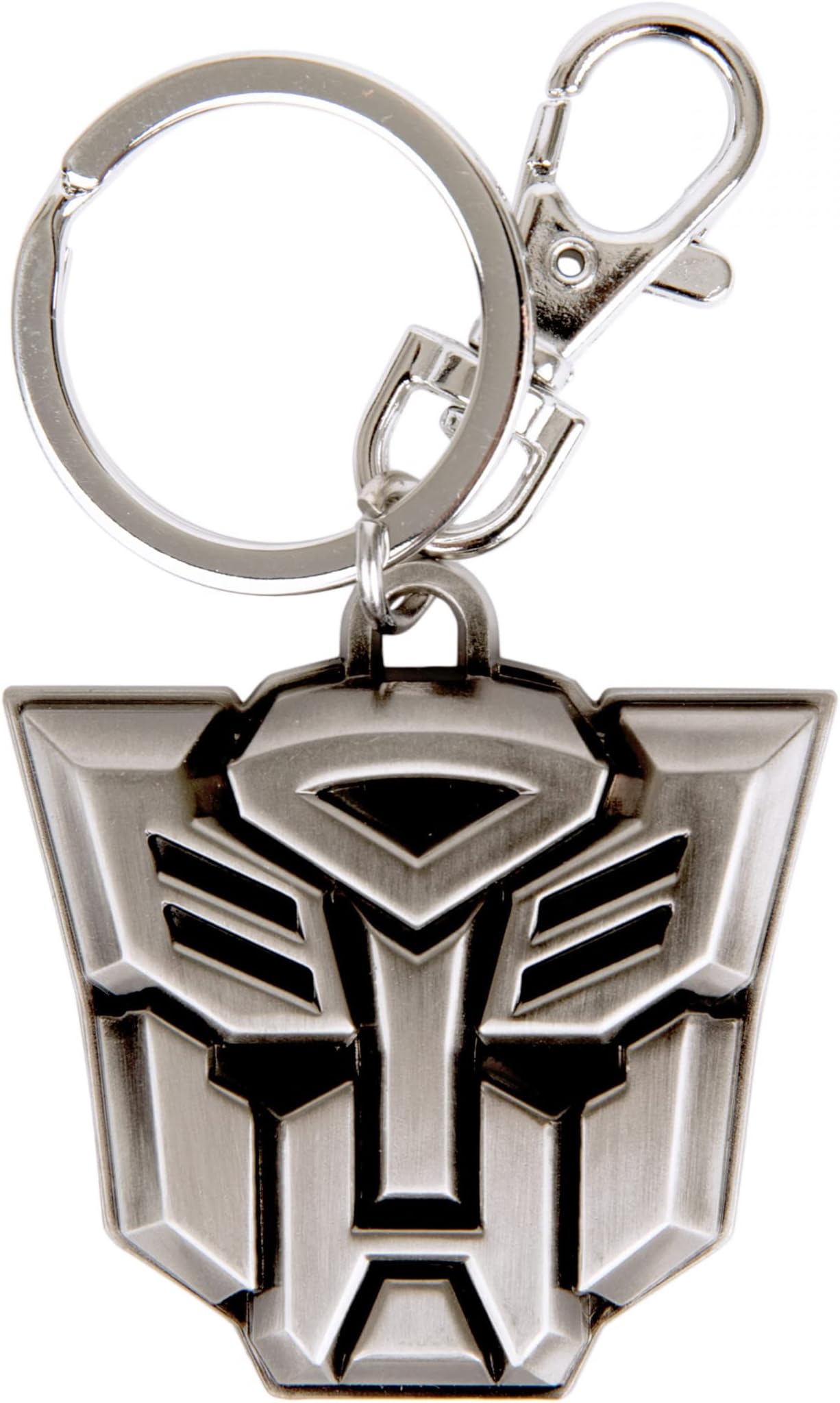Monogram Transformers Autobots Logo Pewter Keychain, Silver, One size
