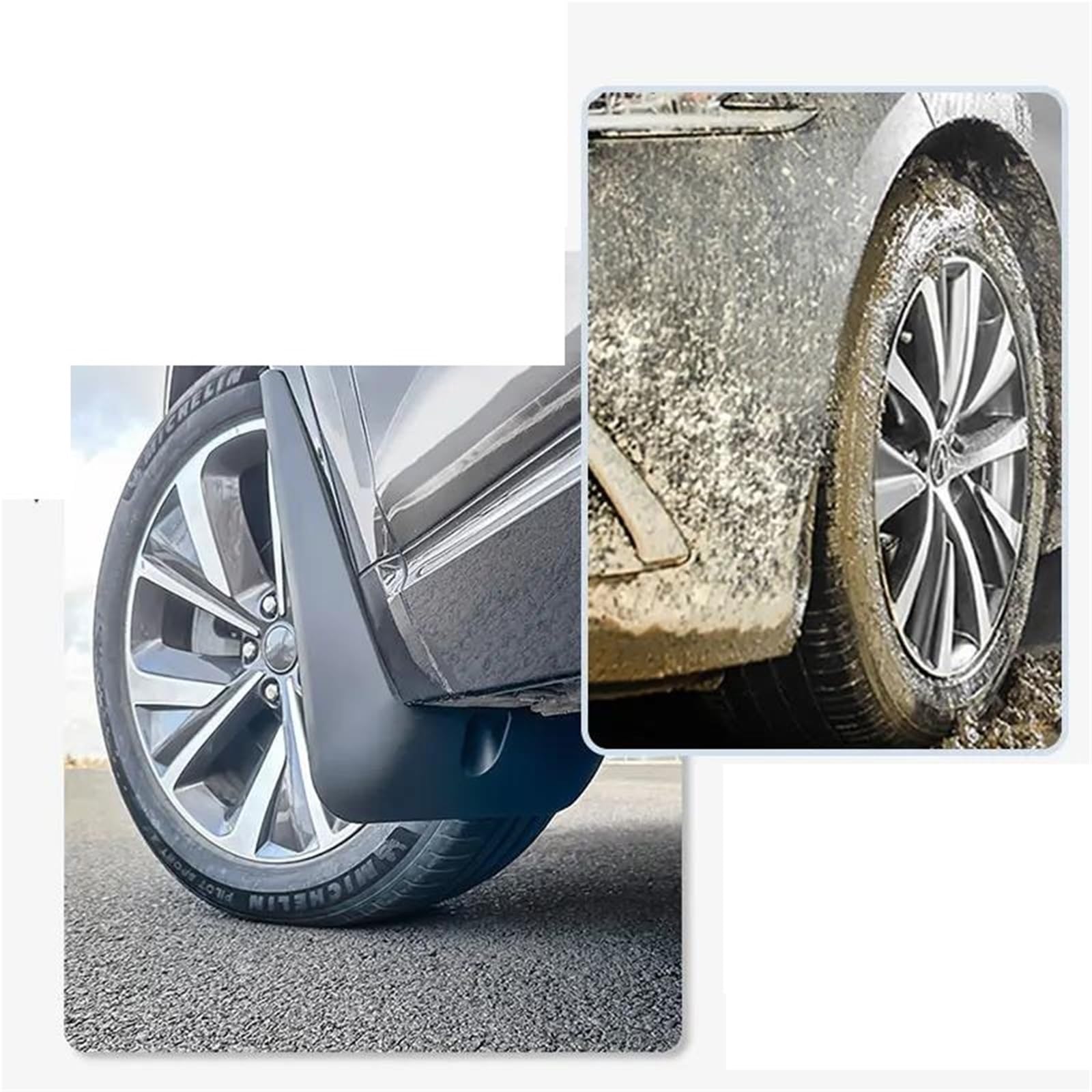 Bavettes Garde-Boue pour Hyundai pour Sonata 2024 Protection Anti-éclaboussures 4 Pièces Accessoires