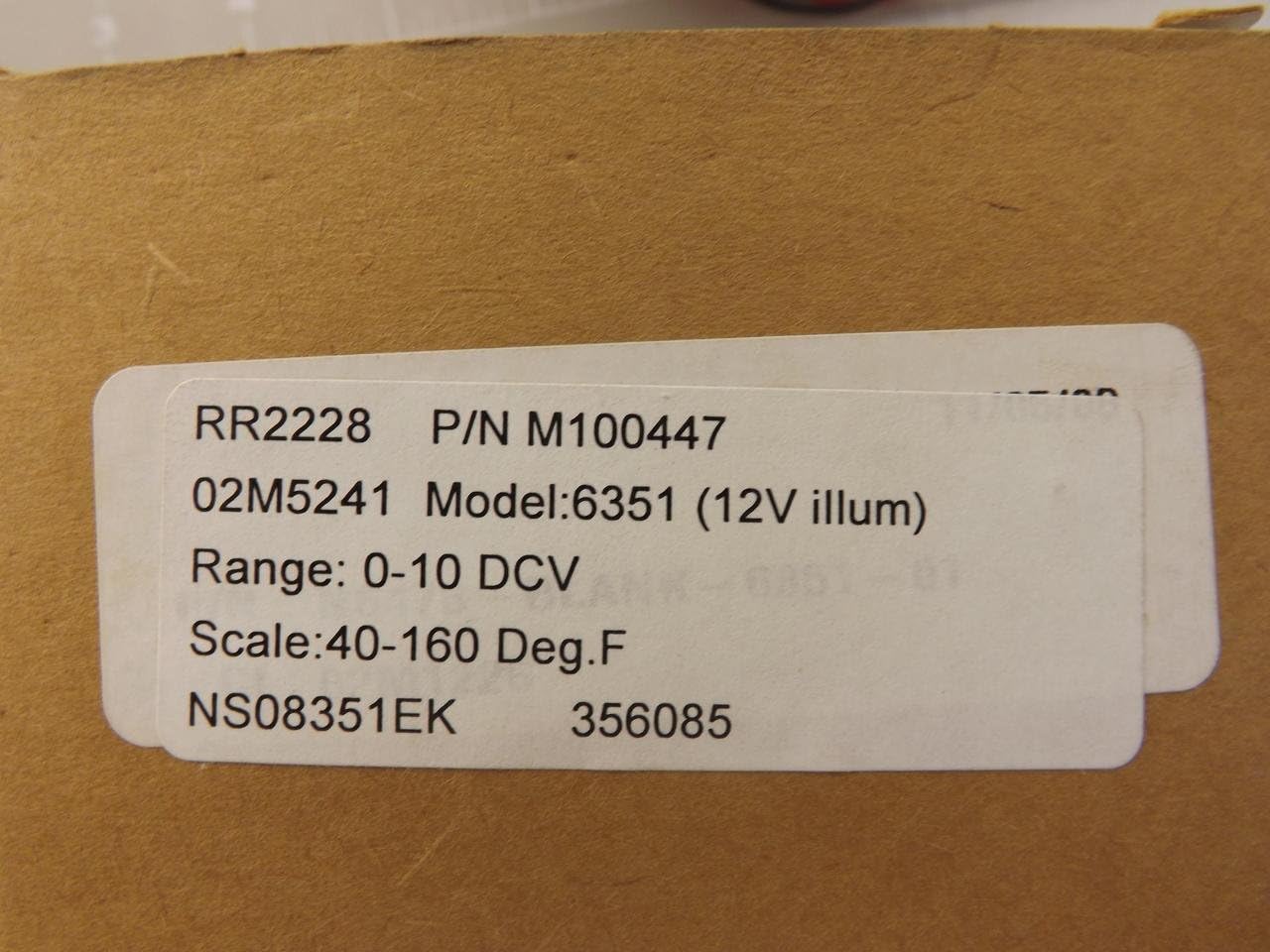 FMC RR2228 M100447, 6351 Gauge T47345