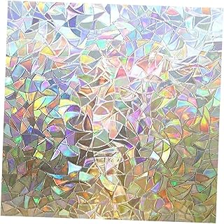 Garneck 45 Guarnição De Janela Adesivo De Parede Decoração Adesivo De Janela Adesivos De Janela Ornamento Bloqueio De UV Adesivos De Janela Adesivos De Janela De Pvc Adesivos De Vidro