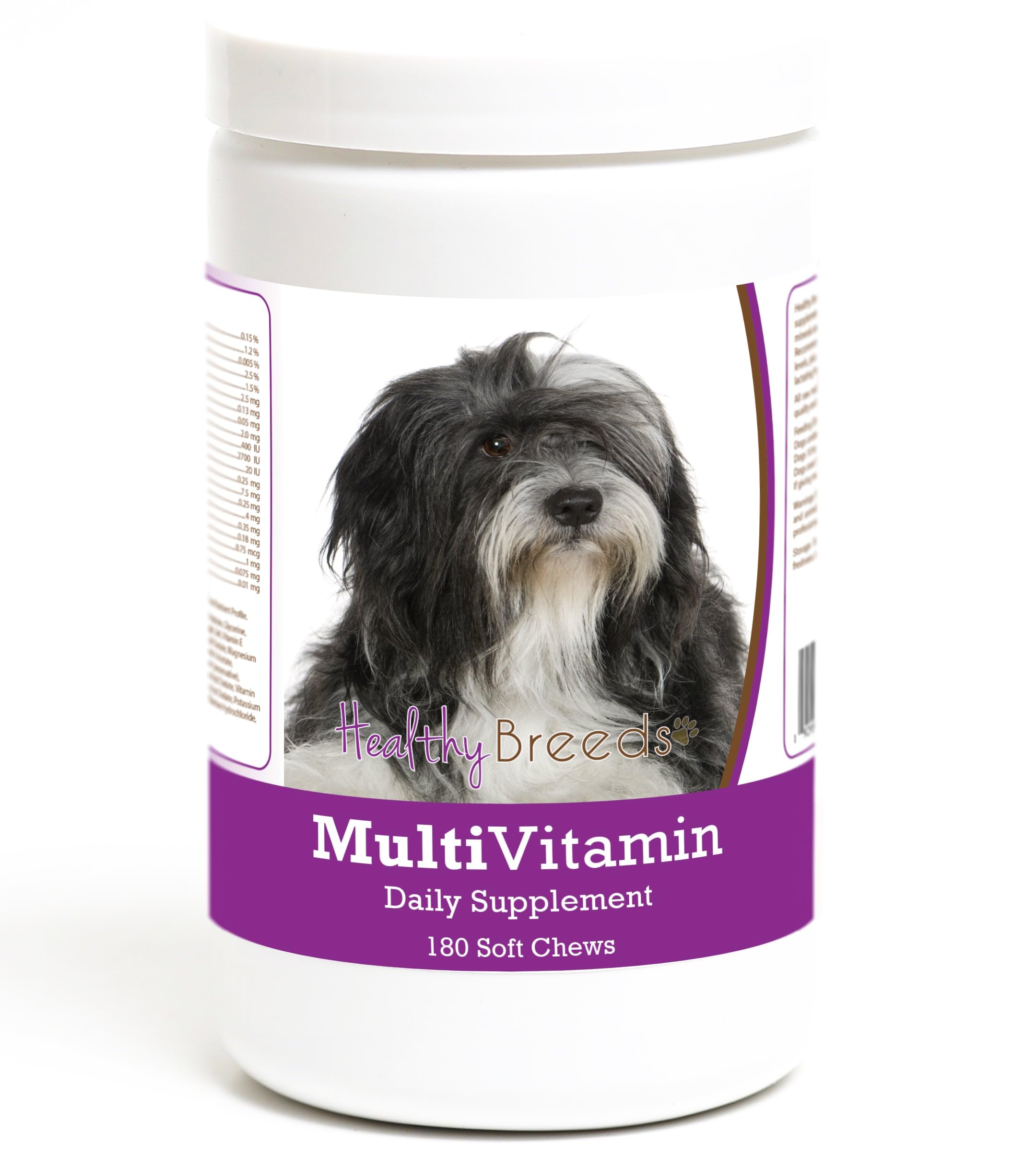 Healthy Breeds Lhasa Apso Multivitamin Soft Chew for Dogs 180 Count