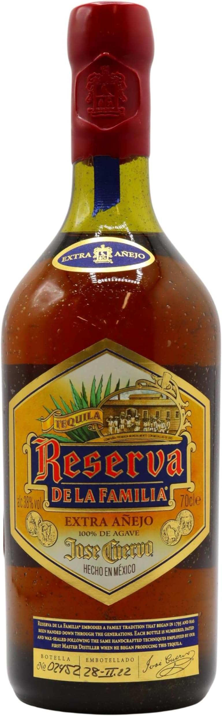 Jose Cuervo - Reserva De La Familia - Gonzalo Lebrija 2020 Edition Anejo (Unboxed) - Tequila 70cl 38% ABV