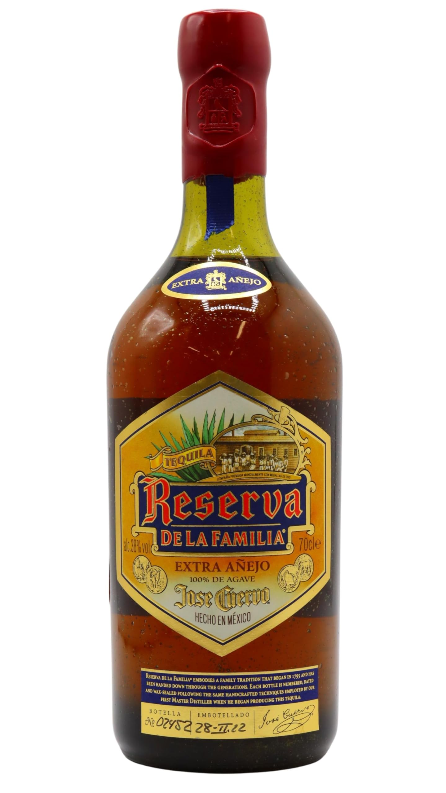 Jose Cuervo - Reserva De La Familia - Gonzalo Lebrija 2020 Edition Anejo (Unboxed) - Tequila 70cl 38% ABV