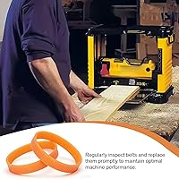 Vista 9 de Correa cepilladora 429962-08 de repuesto para cepilladora DeWalt DW734 (2 unidades)