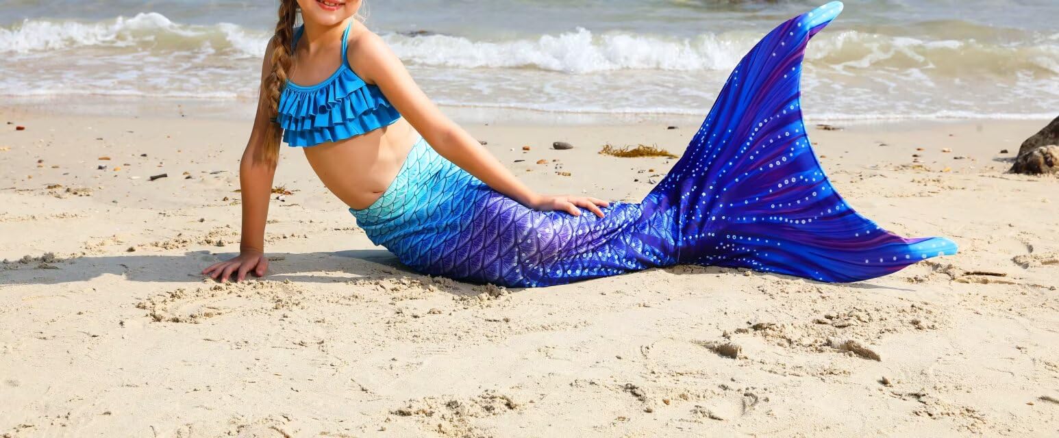 Meerjungfrauenflosse Mädchen Neuer Mermaid Tail