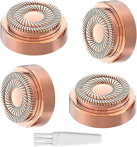 Vista 8 de tuokiy Cabezales de repuesto para depilación facial para acabado táctil impecable, repuesto para cabezales de repuesto impecables