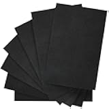IOOLEEM Black Felt Sheets, 30pcs Pre-Cut 7