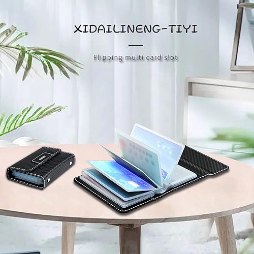 Miniatura 3 de XIDAILINENG-TIYI Soporte para tarjetas de crédito, soporte para tarjetas de crédito y cartera para tarjetas de crédito para hombres y mujeres, cada