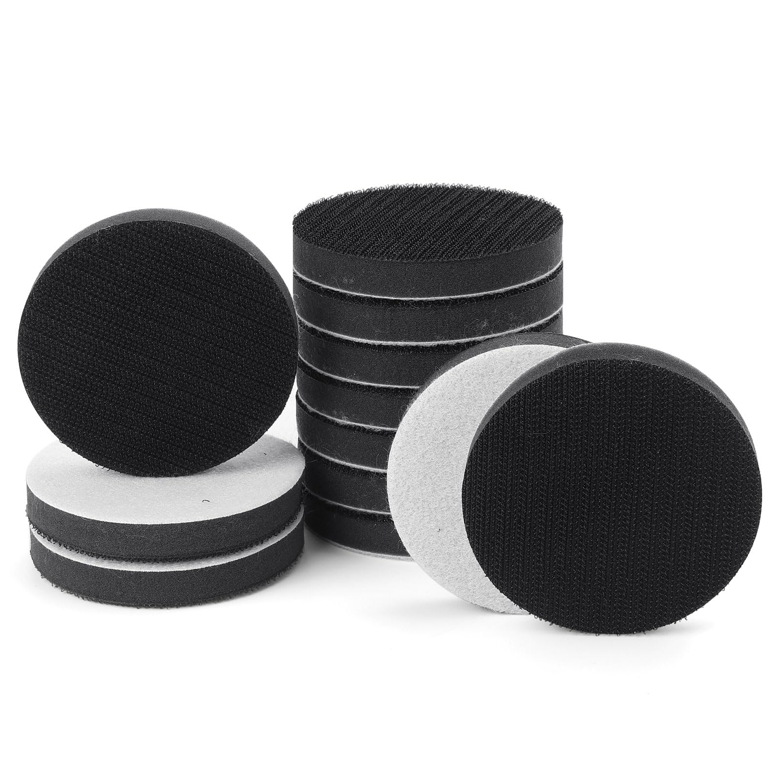 POLIWELL Foam Buffing Pads - 12 Pack -1