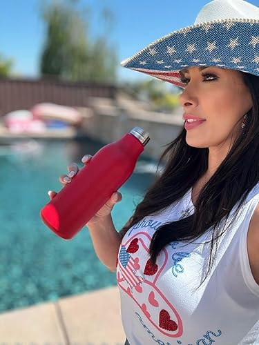 Miniatura 2 de LaserGram Botella de agua de acero inoxidable de doble pared, el tío más grande del mundo, grabado personalizado incluido