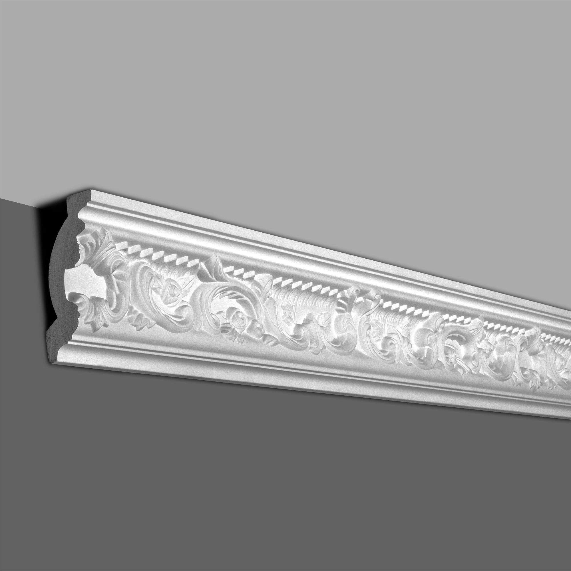 Architectural Products by Outwater 3P5.37.00676 Crown Moulding, 8- Pack, White