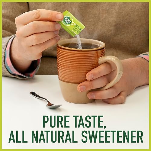 Miniatura 5 de Pure Via Stevia paquetes edulcorantes sustituto de azúcar edulcorante natural paquetes edulcorantes con cero calorías naturales