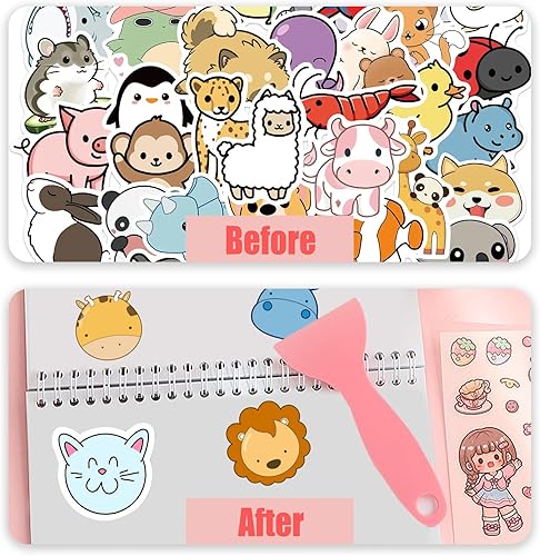 Miniatura 4 de MUDOR Reusable Sticker Collecting Book Album (Yellow-1)