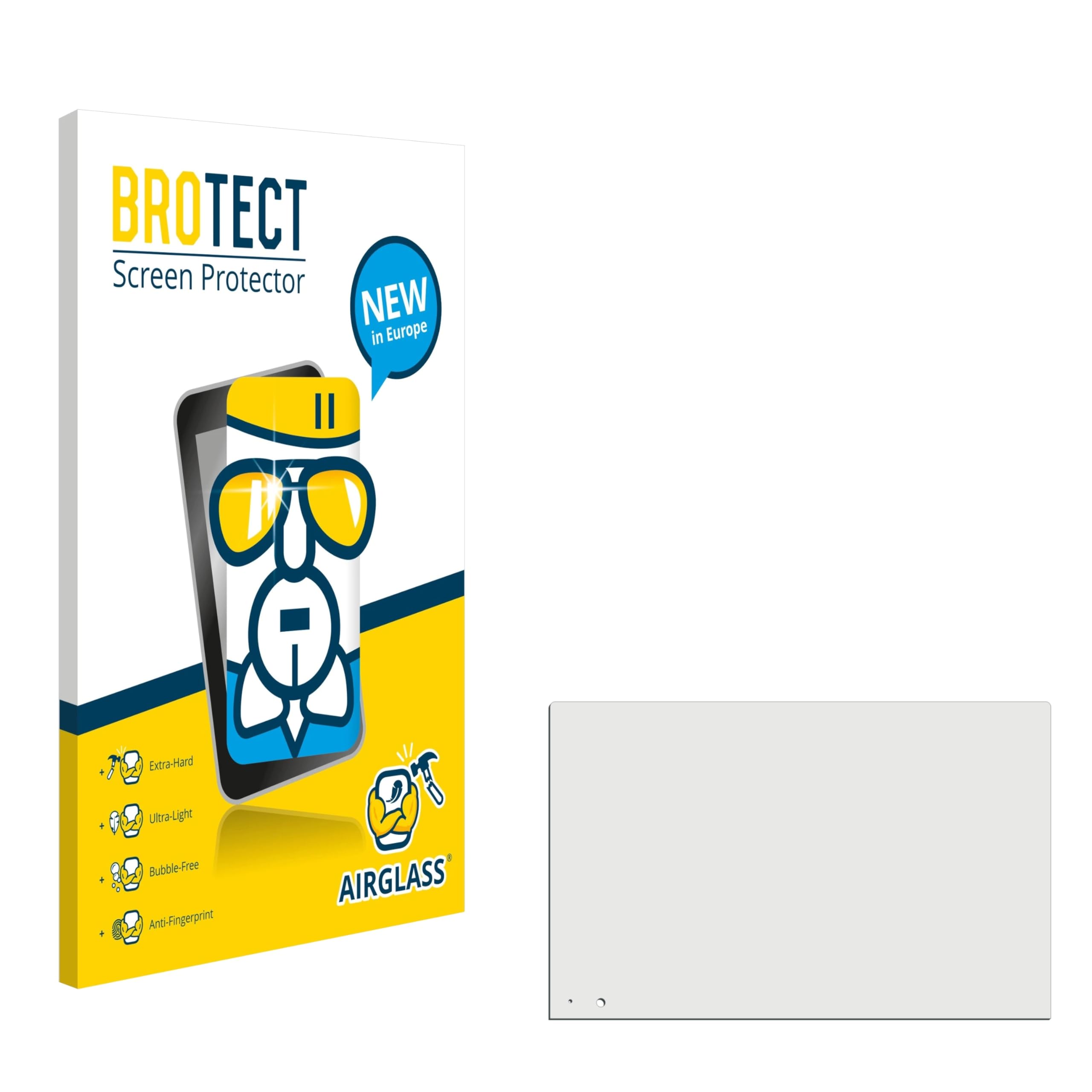 brotect Glass Screen Protector Film compatible with KUU Flexone 2-in-1 14.1" - Glass-Foil 9H Protection [Scratch Resistant, High Clarity]