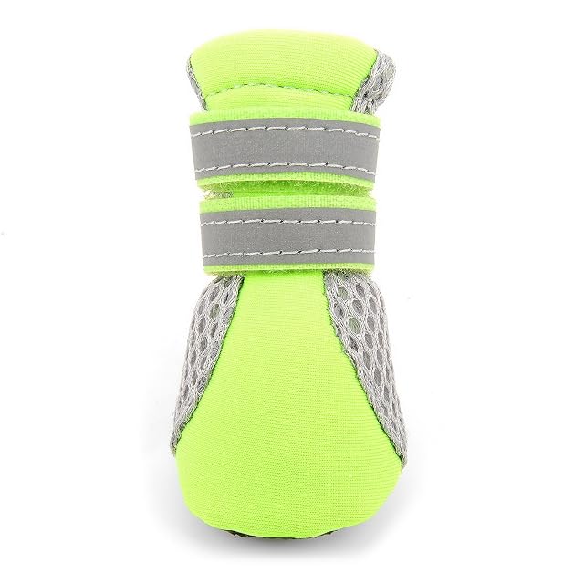 Foto 4 de 8 de Zunea Botas Protectoras de Malla para el Verano para Perros Pequeños