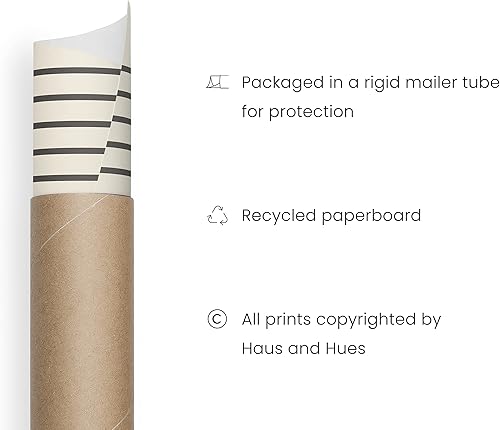 Miniatura 3 de HAUS AND HUES Impresiones artísticas de pared neutras para decoración de pared, impresiones de arte bohemio de mediados de siglo, decoración moderna