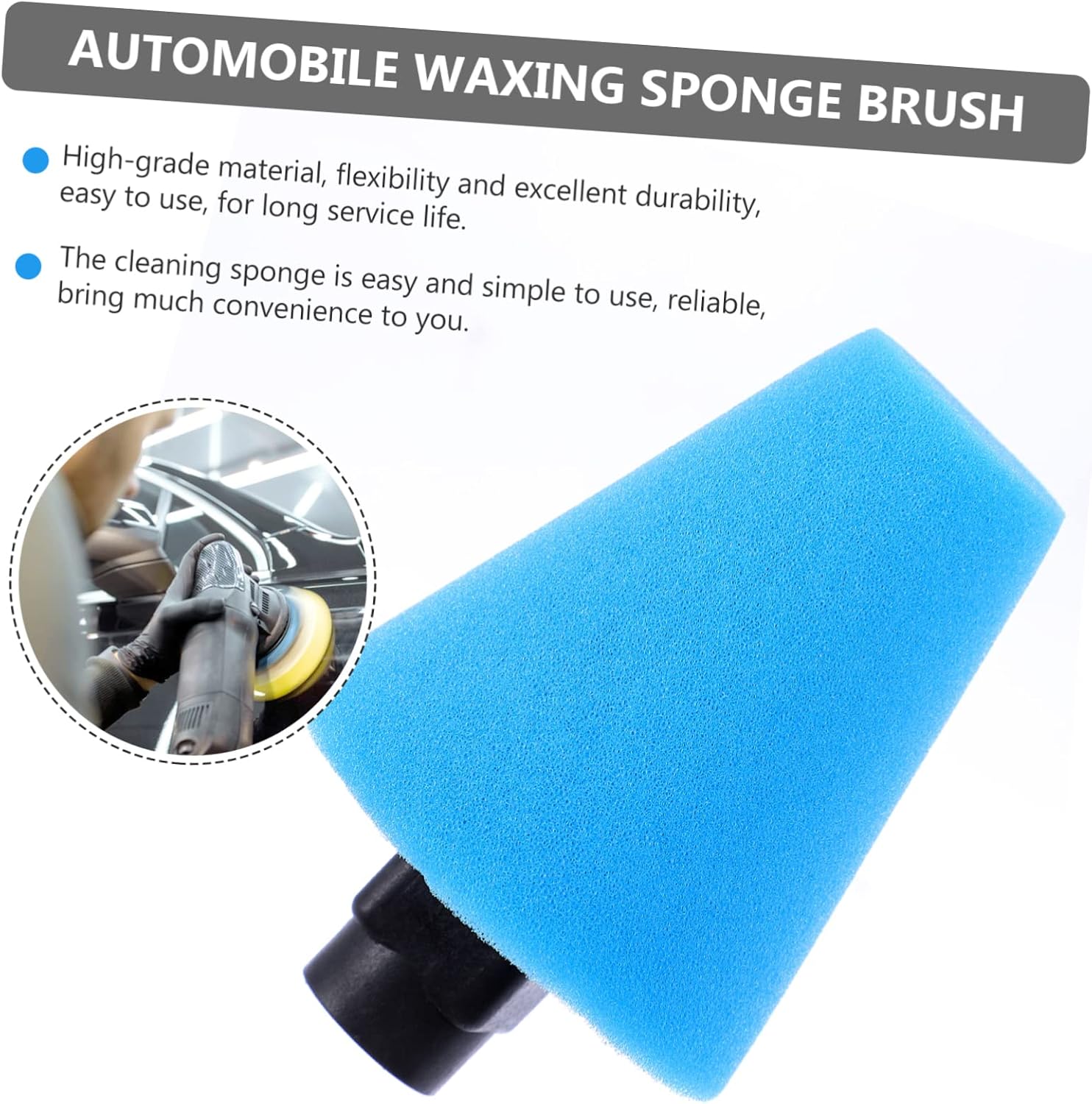 Luxshiny Wheel Tire Sponge Sponge Car Wheel Washing Tool Easy Maintenance