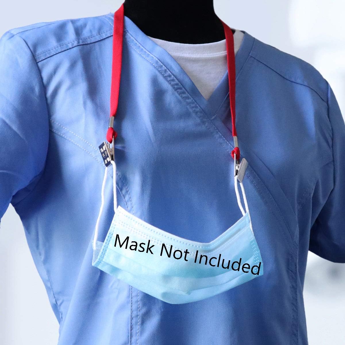 25 Pack - Face Mask Lanyards - Premium Comfortable Neck Straps - Twist Free 2 Hook Design (1 on Each End) for Special Event Badges, Credentials and Ticket Holders (Assorted Colors)