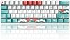MageGee MK-STAR61 60% Mechanical Keyboard UK Layout, Hot-Swappable RGB Compact Wired Gaming Keyboard with 5-Sided Dyed Keycaps, Pre-Lubed Switches, EVA Silencer Foam, NKRO for Mac/Win (Waves)