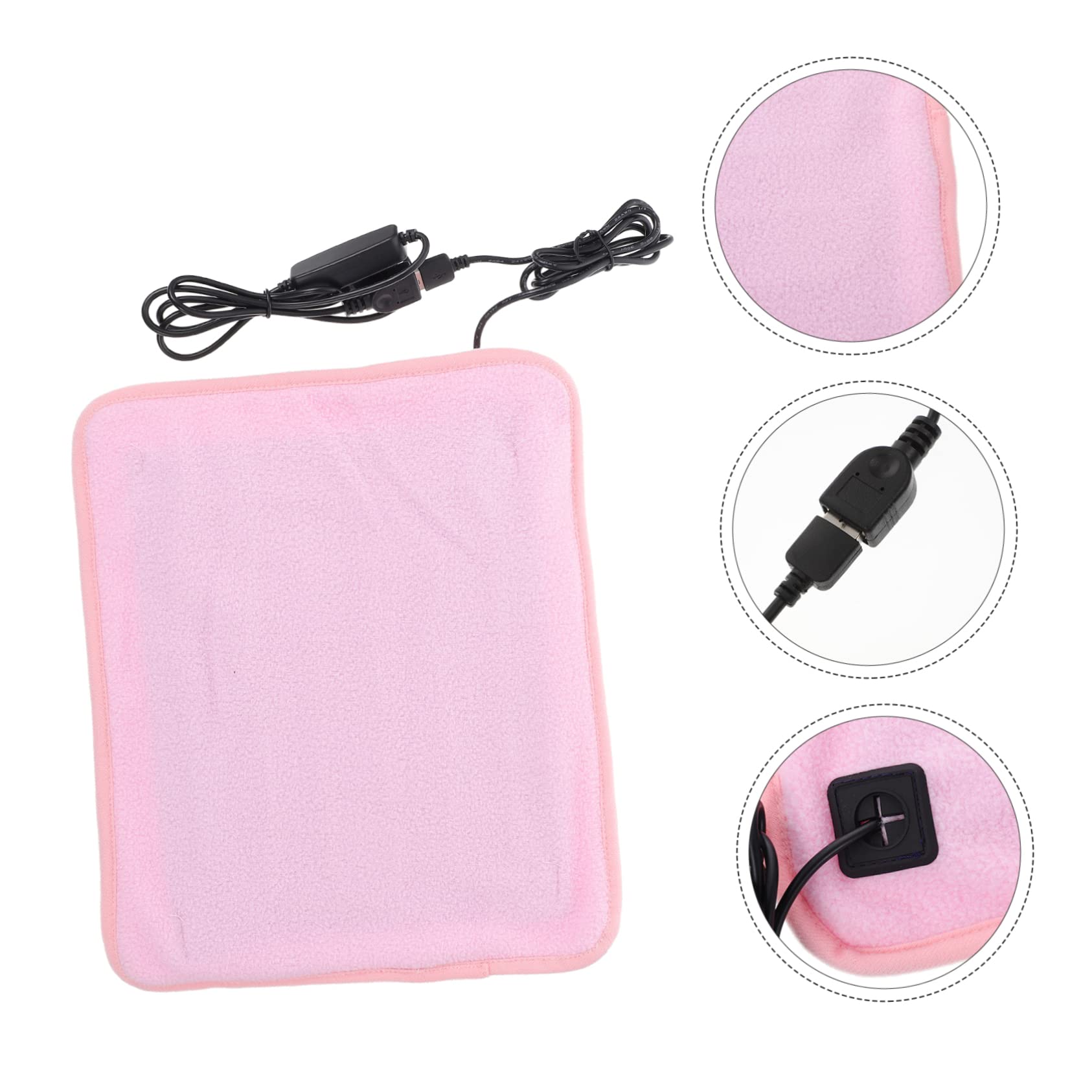 Mipcase 2piezas Alfombra Calefactora para Reptiles Tapete Térmico USB para Serpientes y Animales para Terrarios y Invierno