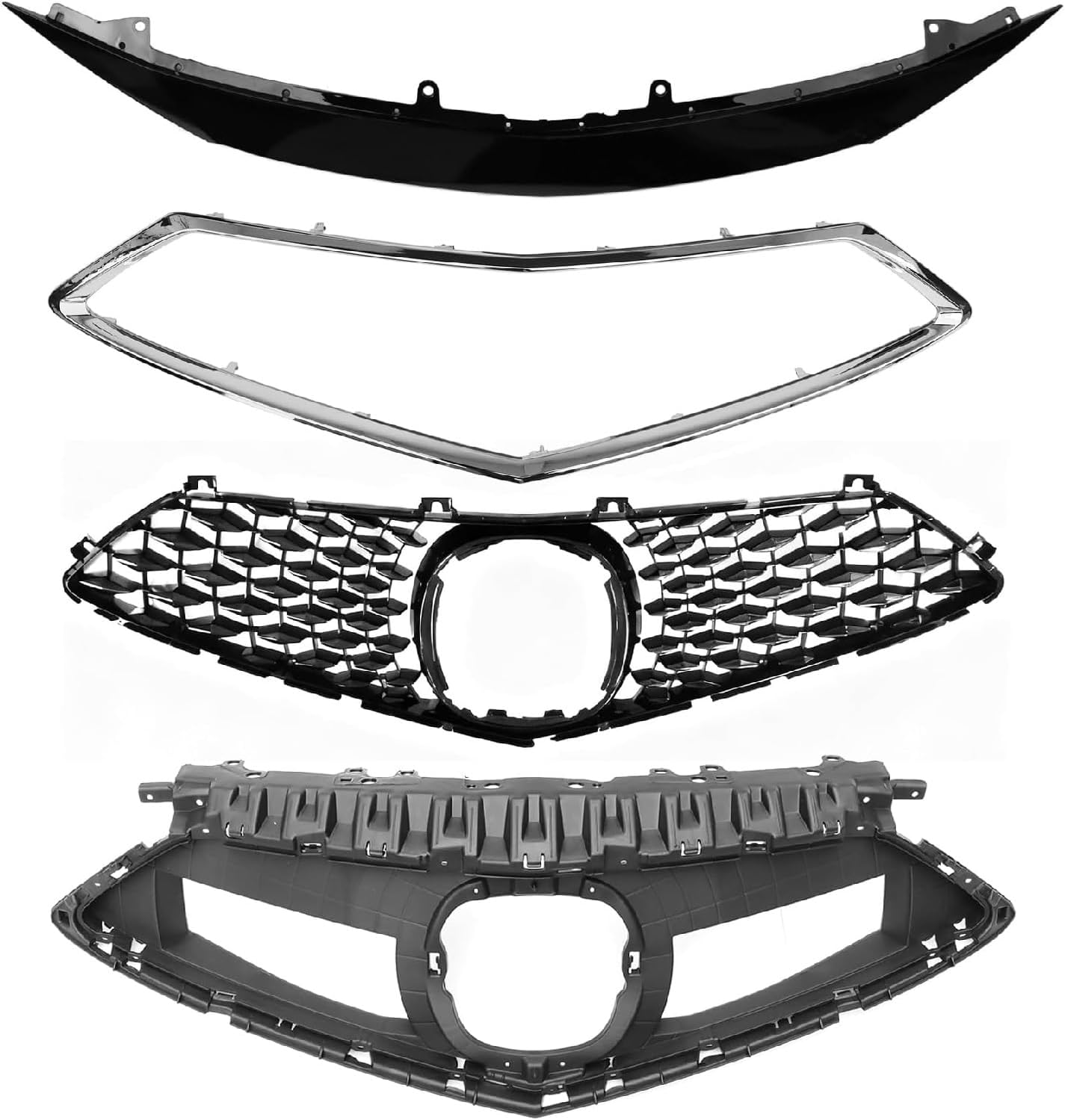 YHB Front Exterior Grille Grill Frame 2019 2020 2021 2022 Acura ILX 71121-T3R-A01