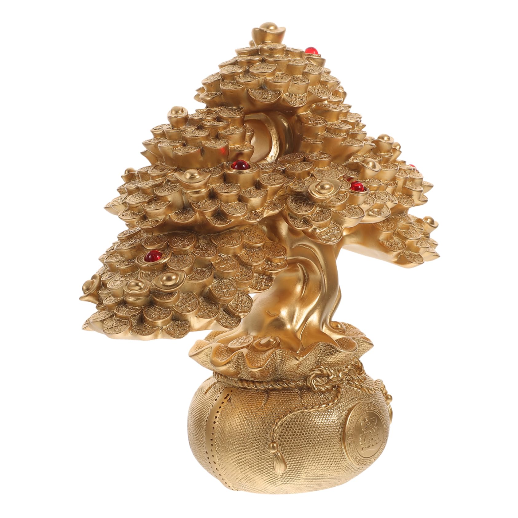 ZXQUEGF Kryształowe drzewko pieniędzy Dekoracja na biurko Dekoracja wnętrz Dekoracje na stół Dekoracja na stół Drzewo Bonsai Chińskie dekoracje Drzewo Bonsai Rzeźba drzewa Chińska ozdoba Wystrój blatu