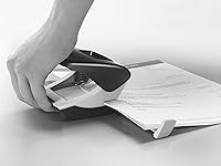 Vista 2 de Leitz Perforadora de agujero, 30 hojas, barra guía con marcas de formato, metal, gama NeXXt, 50080035 - Azul