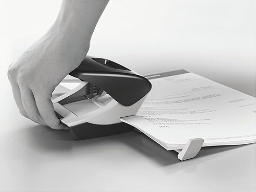 Miniatura 2 de Leitz Perforadora de agujero, 30 hojas, barra guía con marcas de formato, metal, gama NeXXt, 50080035 - Azul