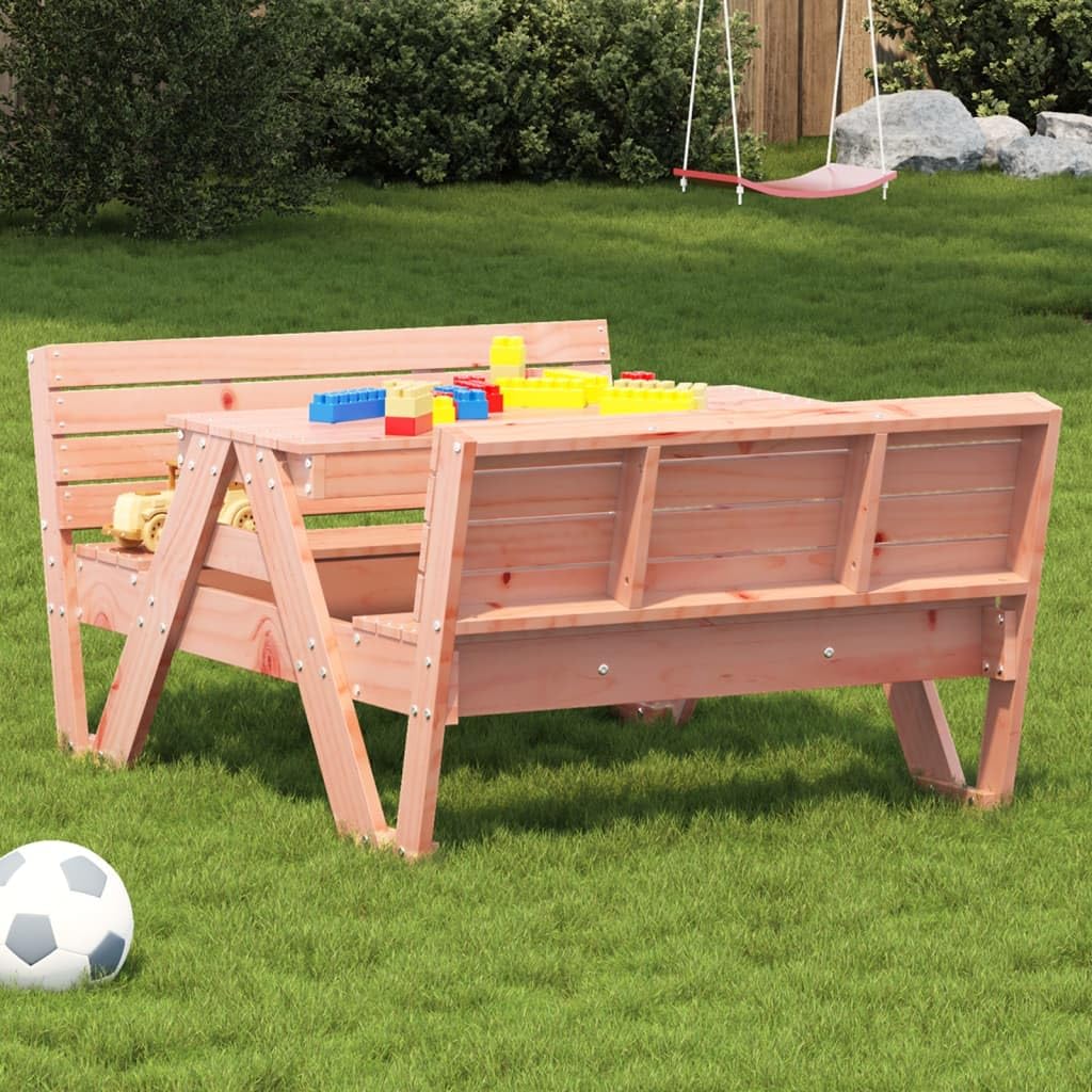 Tavolo da picnic per bambini 88x122x58 cm in legno massello Douglas