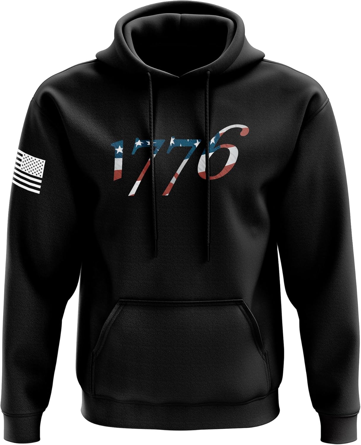 Tactical Pro Supply Patriotic American Flag Heavyweight Hoodies for Men and Women