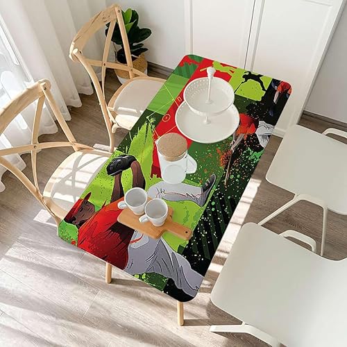 Miniatura 2 de Decoración del hogar, mantel impermeable para jugadores en diferentes posiciones en el patio de recreo, artículos decorativos, cocina, restaurante,