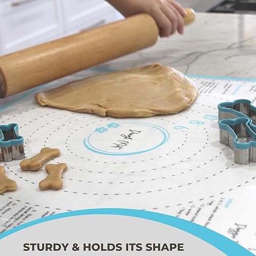 Miniatura 9 de Juego de 3 piezas de cortador de galletas de hueso de perro con revestimiento de PVC para golosinas caseras para perros, galletas, fondant,