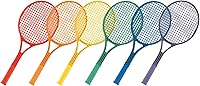 Vista 7 de Champion Sports Plastic & Foam Racket Sets – Durable, Lightweight Paddles for Youth Play & PE, Paddleball, Racquetball