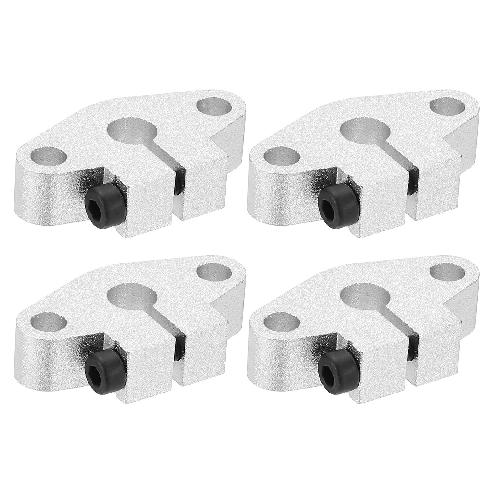 PATIKIL SHF10 aluminiowy ruch liniowy pręt szynowy uchwyt zaciskowy prowadnicy 4 szt. do 10 mm wału