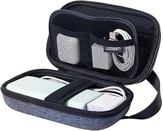 Portable Cable Bag for Power Bank,Portable Cable Tidy Bag,Waterproof Cable Organizer Bag,Small Electronic Accessories Organizer,for Cables USB Drive Charger Power Bank Hard Disk