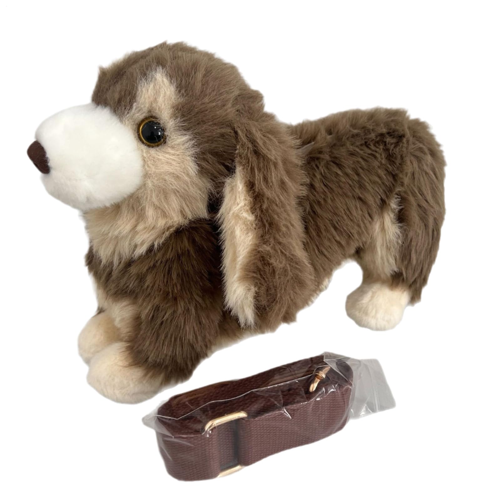 Borsa In Peluche Taschetta Per Conservare A Forma Di Cane | Borsetta Con Design Realistico Per Uso Di Ragazzi, Ragazze, Bambini, Scuola, Viaggio, Donne, Halloween, Lavoro