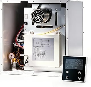 RV Tankless Water Heater 48,000 BTU, 2.5 GPM On-Demand Instant Hot Water, 12V DC, High Altitude Ready Up to 9,800ft, CSA Certified Energy Saving Heater for RVs and Campers