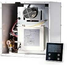 RV Tankless Water Heater 55,000 BTU, 2.9 GPM On-Demand Instant Hot Water, 12V DC, High Altitude Ready Up to 9,800ft, CSA Certified Energy Saving Heater for RVs and Campers