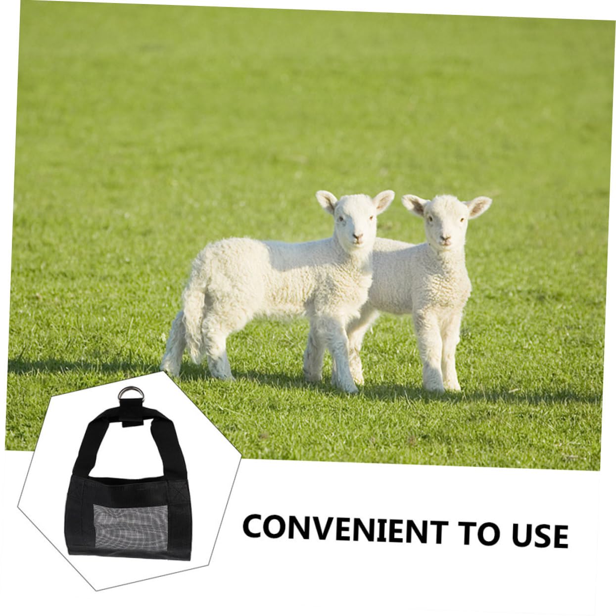 Cabilock Imbracature per Pesare Piccoli Animali 2 Pezzi Doppia Maniglia, Imbragatura Sollevatore Ergonomica per Bestiame, Amaca per Pesatura Cani e Animali Domestici, Supporto Resistente