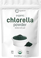 Vista 1 de Micro ingredientes USDA, Chlorella en polvo, orgánico, 1.1 libra, El mejor alimento, rico en vitaminas y proteínas