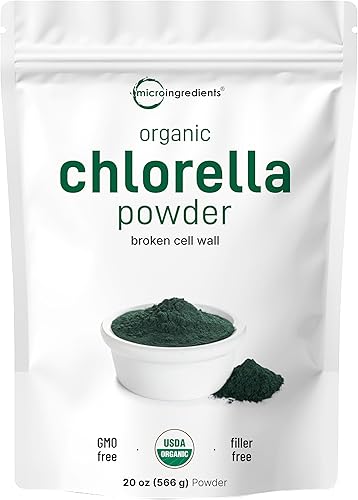 Micro ingredientes USDA Chlorella en polvo orgánico 11libra El mejor alimento rico en vitaminas y proteínas