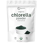 Micro Ingredients Organic Chlorella Powder, 20 Ounces | Broken Cell Wall for Complete Absorption | Raw Superfood Supplement, Rich in Protein & Vitamins | Non-GMO, Vegan, Non-Irradiated