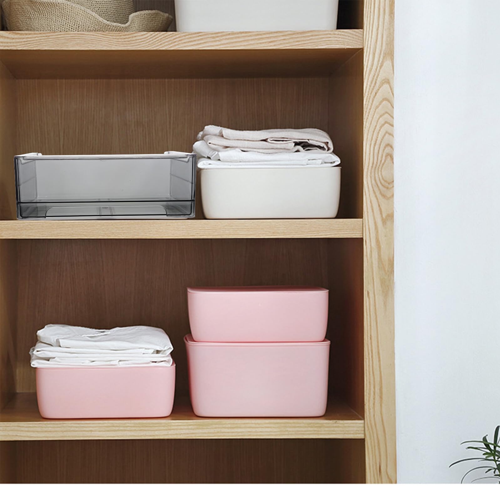 Organizzatore Per Cassetti Biancheria Intima e Calzini, Divisore Antiscivolo Robusto Per Armadio e Camera Da Letto, Contenitore Salvaspazio Per Reggiseni e Accessori