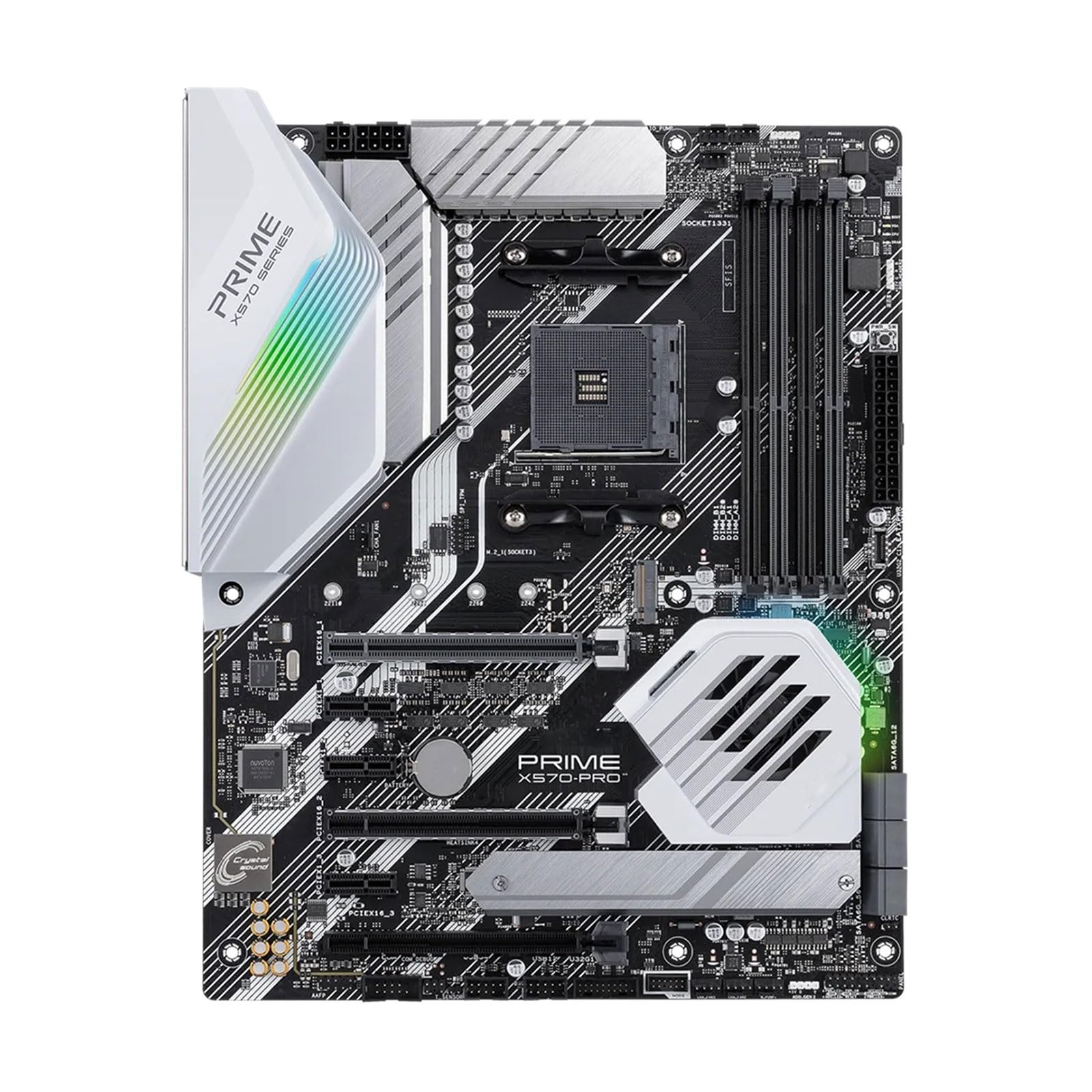 Scheda Madre ASUS TUF Gaming X570-Plus WiFi Per AMD AM4 – PCIe 4.0, Doppio M.2, Per Ryzen 5000 E 3ª Gen, ATX