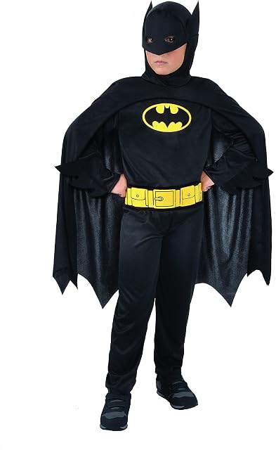 Batman/Batgirl costume disguise fancy dress children official DC Comics